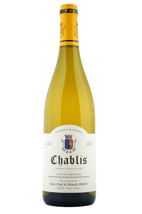 Jean-Paul & Benoit Droin Chablis 2022