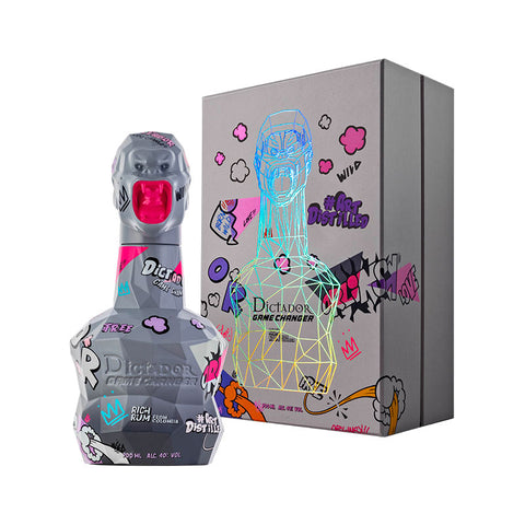 Dictador Game Changer Richard Orlinski Grey & Pink Edition Rum