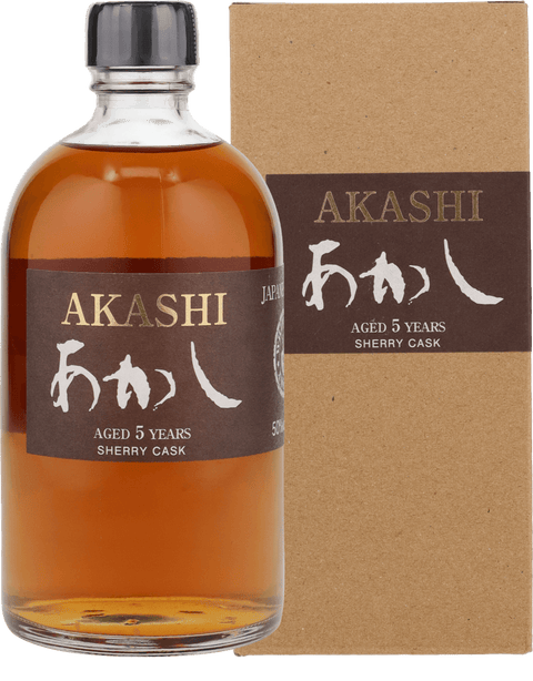 Akashi 5 Years Old Sherry Cask Japanese Single Malt Whisky 0,5l