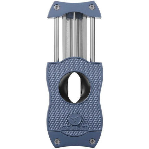Colibri Diamond V-Cut Cigar Cutter Navy Blue