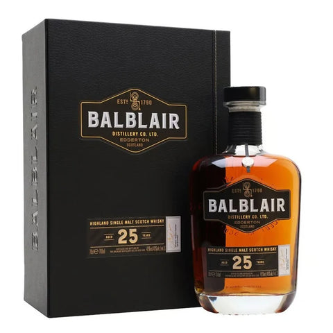 WHISKY BALBLAIR 25 YO SINGLE MALT