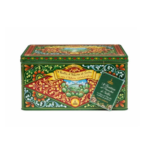 Pistachio Panettone Gift Set (Dark Green Tin) 1kg