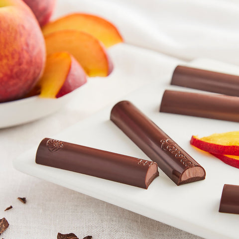 Matite di Cioccolato fondente e Pesca