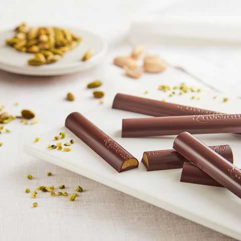 Matite di Cioccolato fondente e Pistacchio