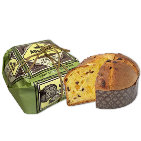 Augusta Panettone Pears and Chocolate handwrapped 750g