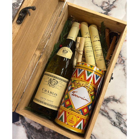 Chablis Louis Jadot and D&G Torroncini 150g Gift Box