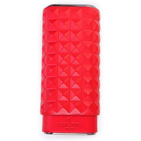 Colibri Quasar Red Triple Leather Cigar Case