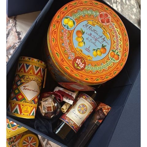 D&G Panettone Agrumi 1kg and Tancredi Gift Box