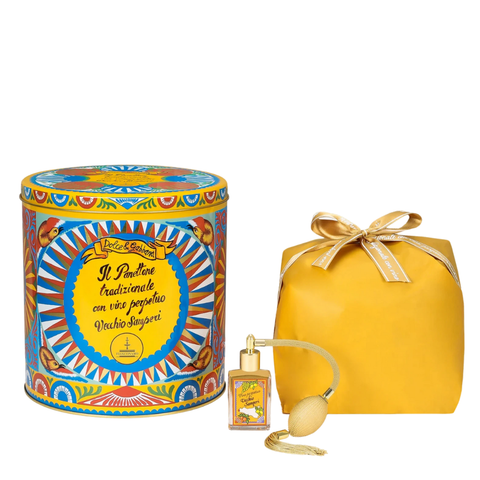 Traditional Panettone with perpetual Vecchio Samperi wine