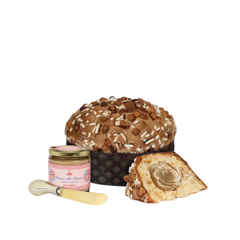 Panettone with Sicilian Hazelnuts with a velvety Sicilian Manna cream 1KG