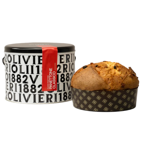 Olivieri 1882 -  Classic Panettone with Tin 1KG