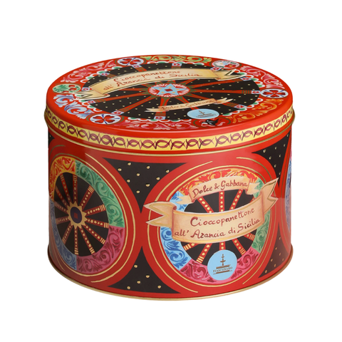 Chocolate Panettone with Sicilian Orange