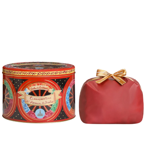 Chocolate Panettone with Sicilian Orange