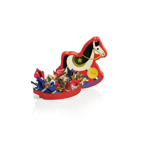 Venchi , Rocking Horse tin with Comet chocolates