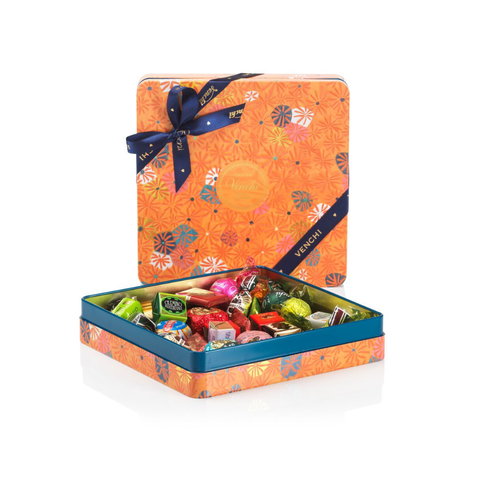 Venchi , Maxi Murrine gift tin with assorted chocolates