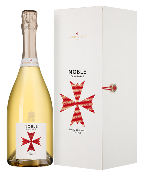 Noble Champagne Blanc de Blancs Brut in a gift box, Lanson, 2005