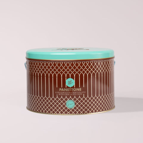 Panettone with Chocolate Chips in a 750g Tin