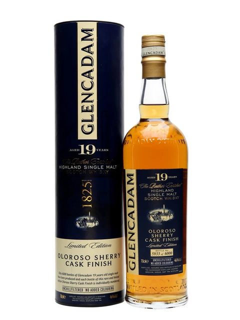 WHISKY GLENCADAM 19 YO OLOROSO SHERRY WOOD SINGLE MALT