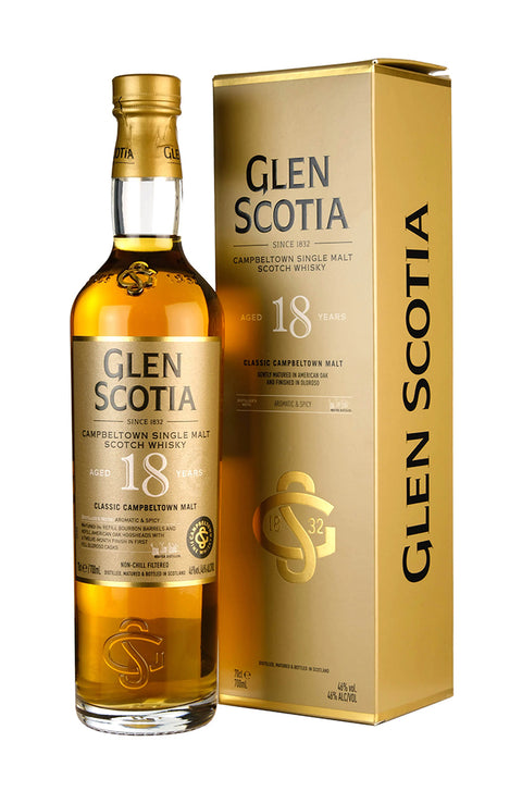 GLEN SCOTIA 18 YRS WHISKY