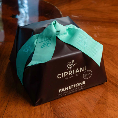 Cipriani Hand-Wrapped Panettone with Chocolate Chips 750g