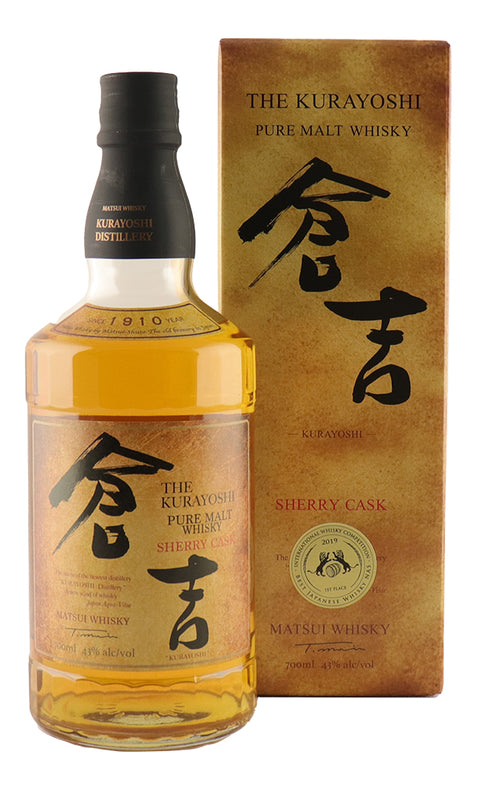 THE KURAYOSHI PURE MALT NAS SHERRY CASK WHISKY