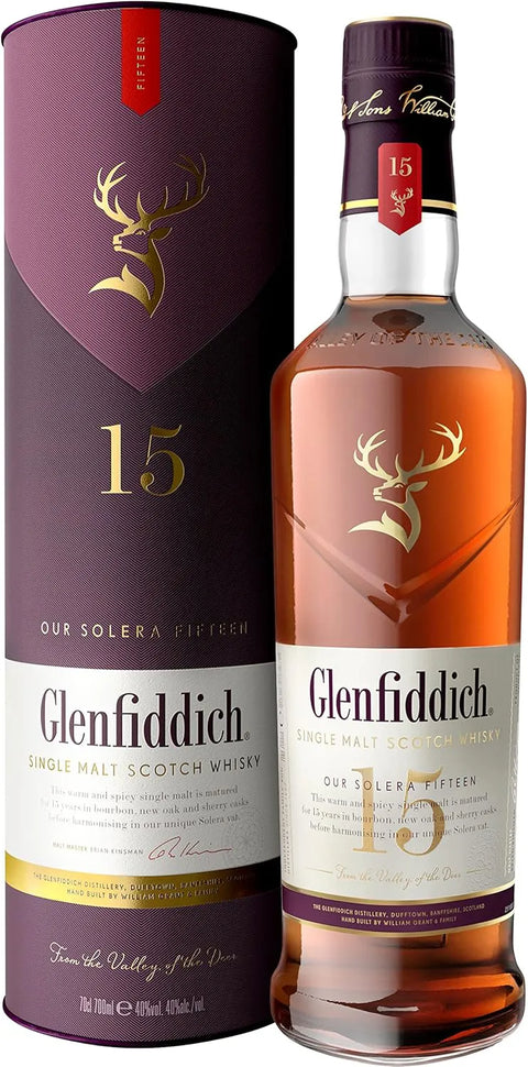 Whisky Glenfiddich 15 Years Single Malt 750ML