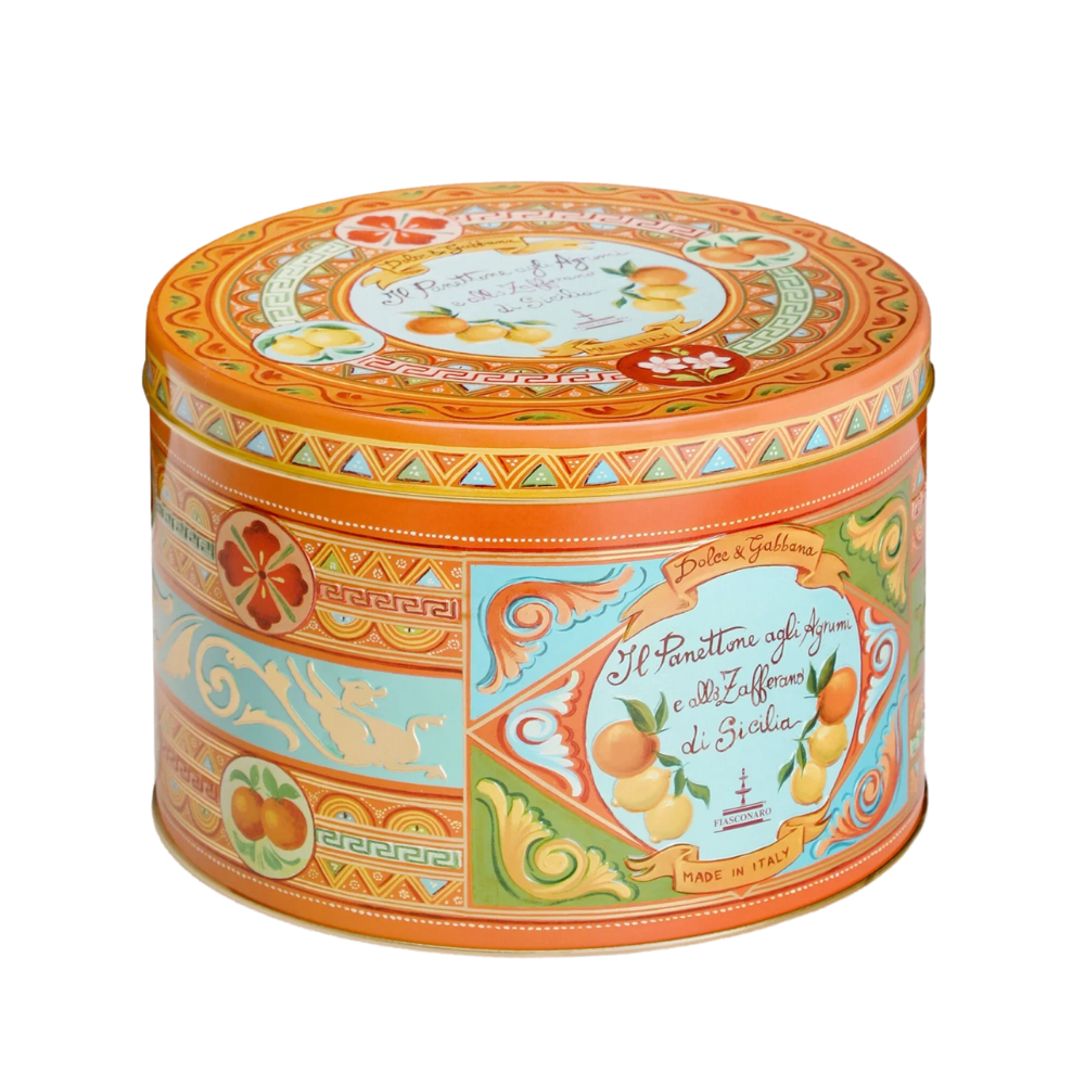 PANETTONE AGLI AGRUMI E ALLO ZAFFERANO DI SICILIA 1KG - Image 2